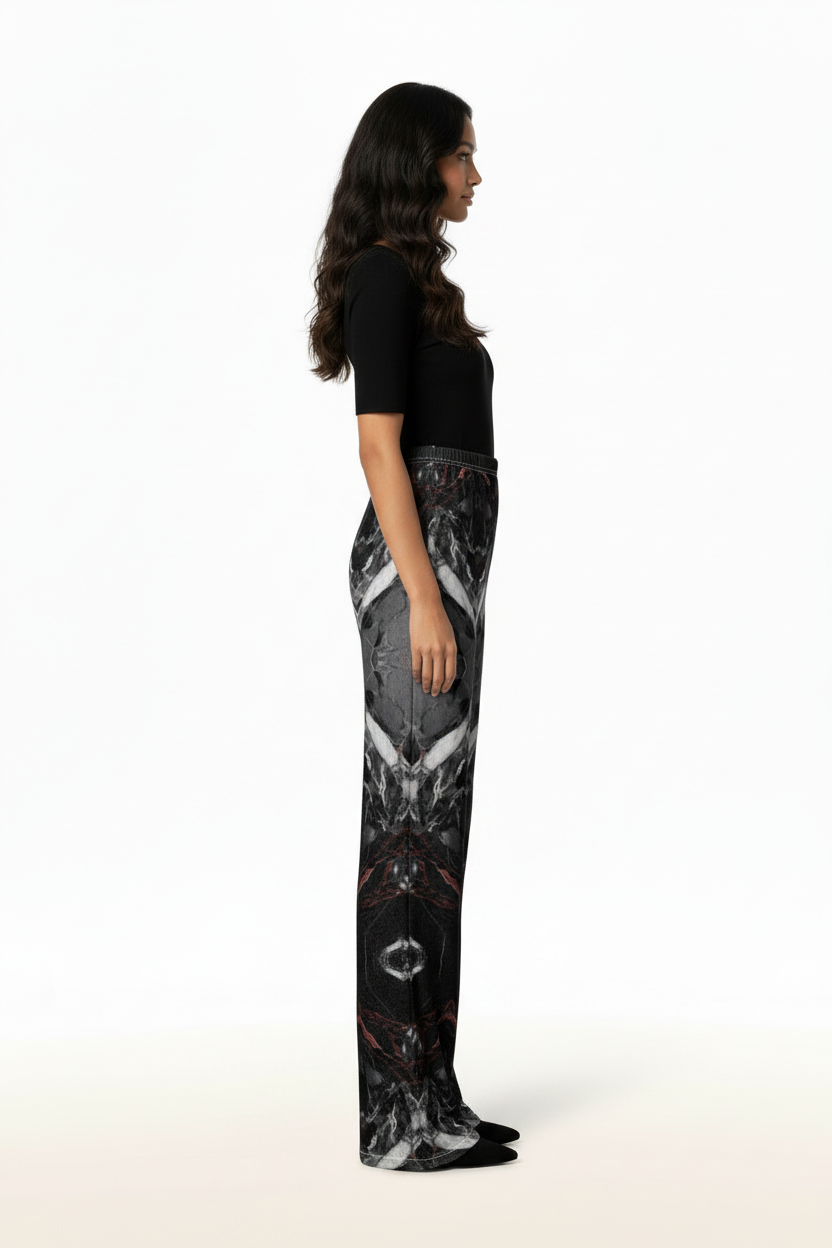 Perfil das NIMIAN Marmora Noctis Wide Leg Trousers