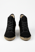 NimiaN Black Wedge Espadrilles