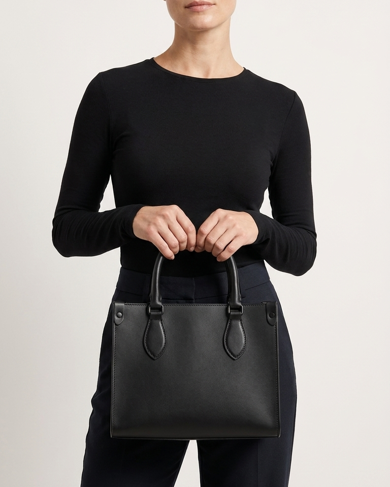 NimiaN Mini Bonchurch Tote Bag – Black