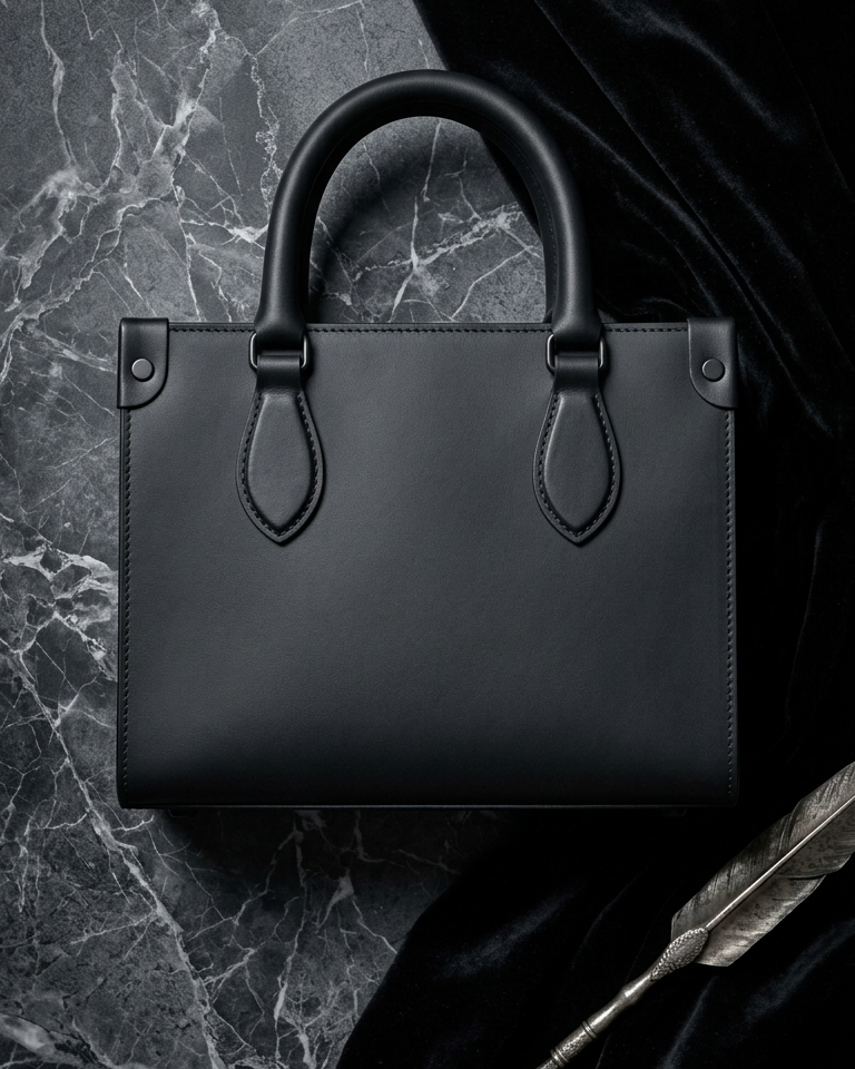 NimiaN Mini Bonchurch Tote Bag – Black