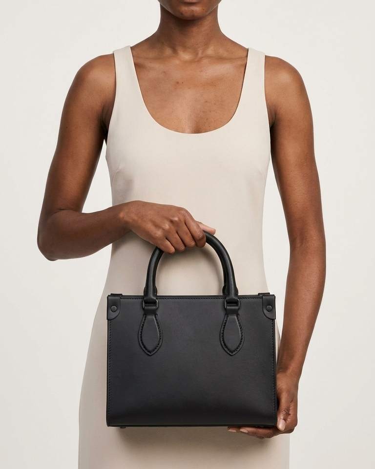 NimiaN Mini Bonchurch Tote Bag – Black