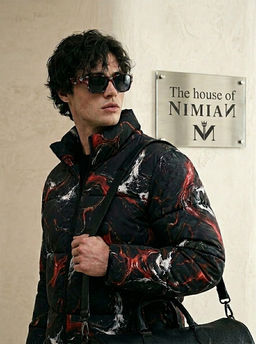 Marmora Noctis Men's Puffer Jacket