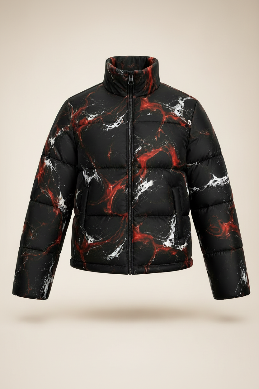 Marmora Noctis Men's Puffer Jacket
