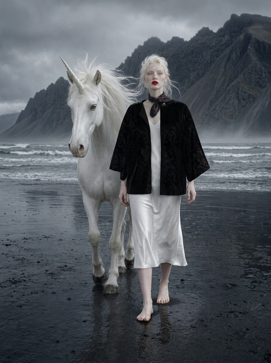 NimiaN Noir Kimono Jacket