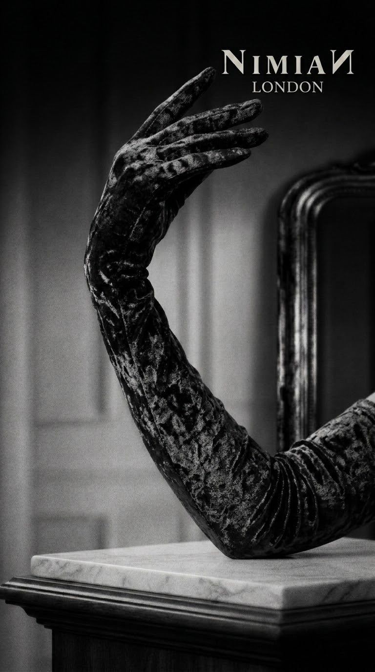 Long Black Gloves