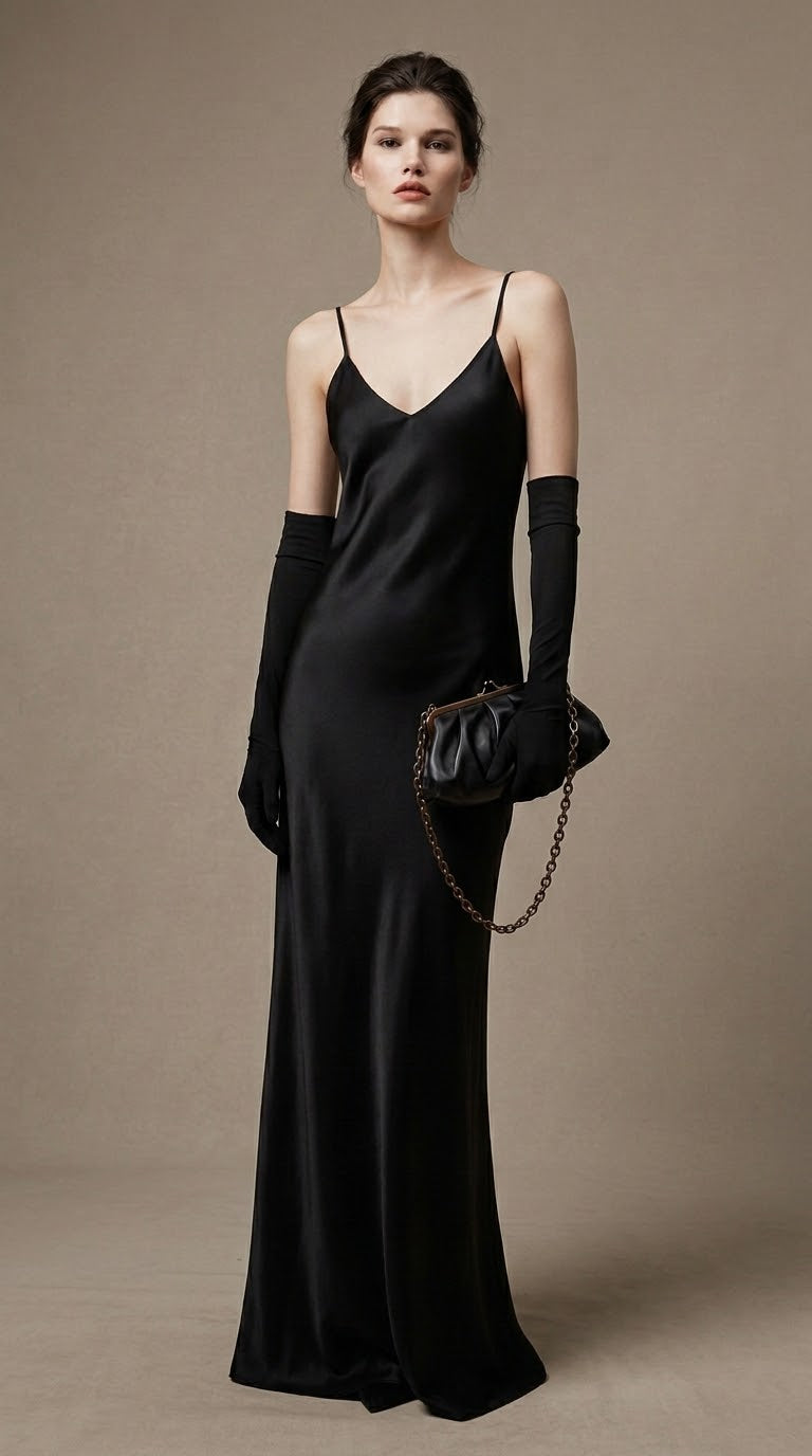 Halterneck Black Backless Dress