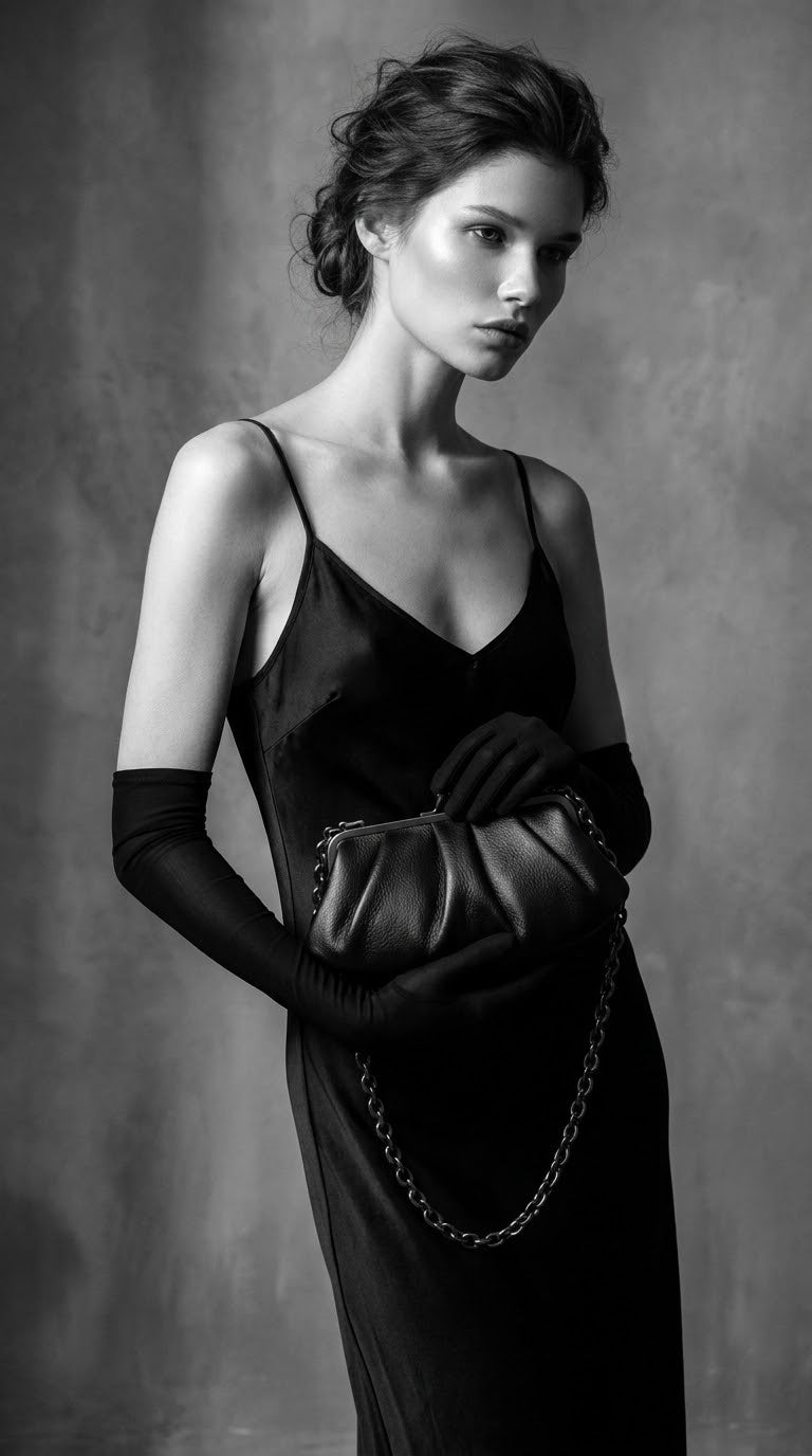 Halterneck Black Backless Dress