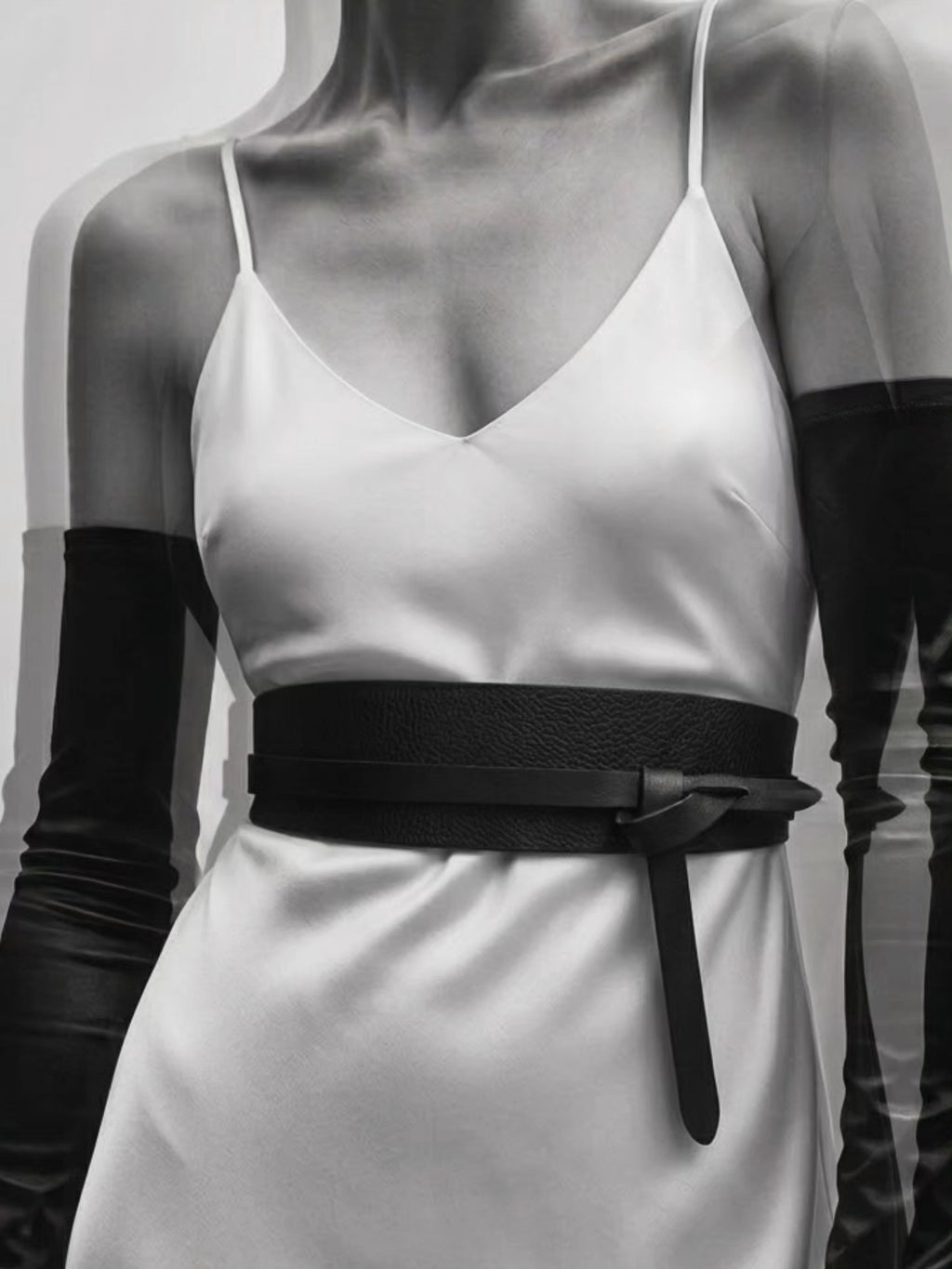 Long Black Gloves