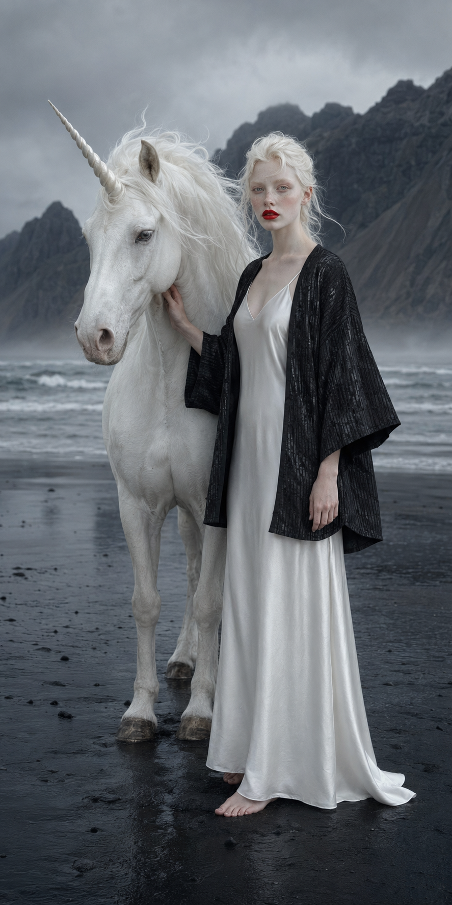 NimiaN Noir Kimono Jacket