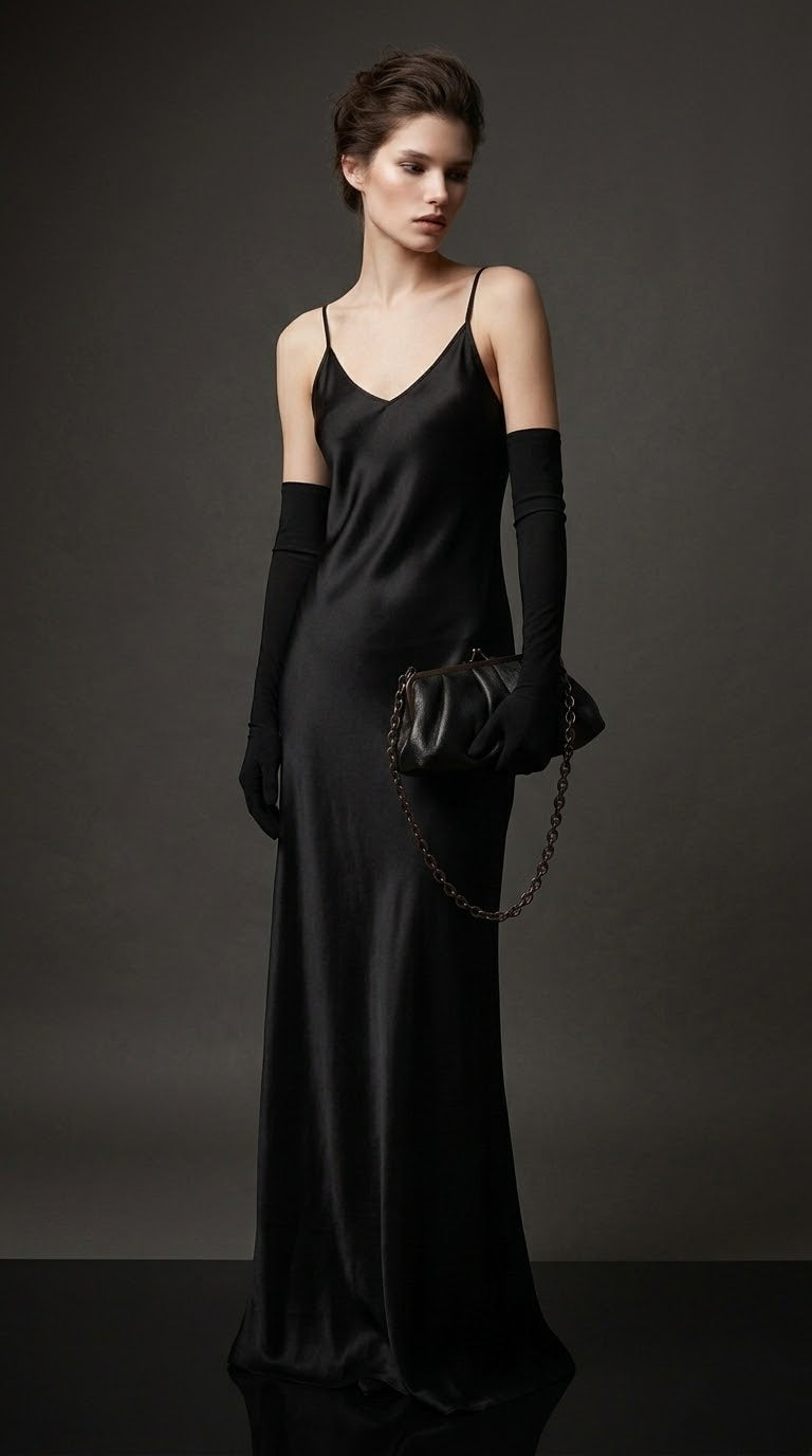 Halterneck Black Backless Dress