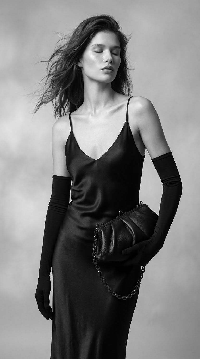 Halterneck Black Backless Dress