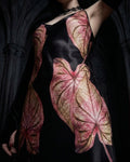 Slip Dress Maxi Caladium Thai Beauty Pattern