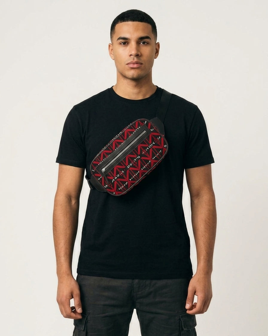 Luxury Belt Bag Red n' White Logo Edition