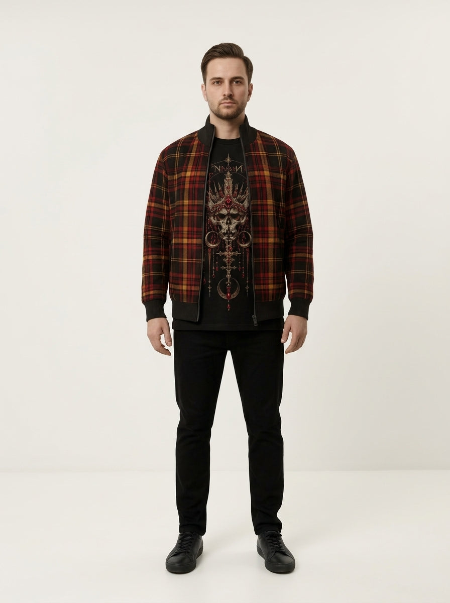 NIMIAN Highland Nocturne Tartan Track Jacket