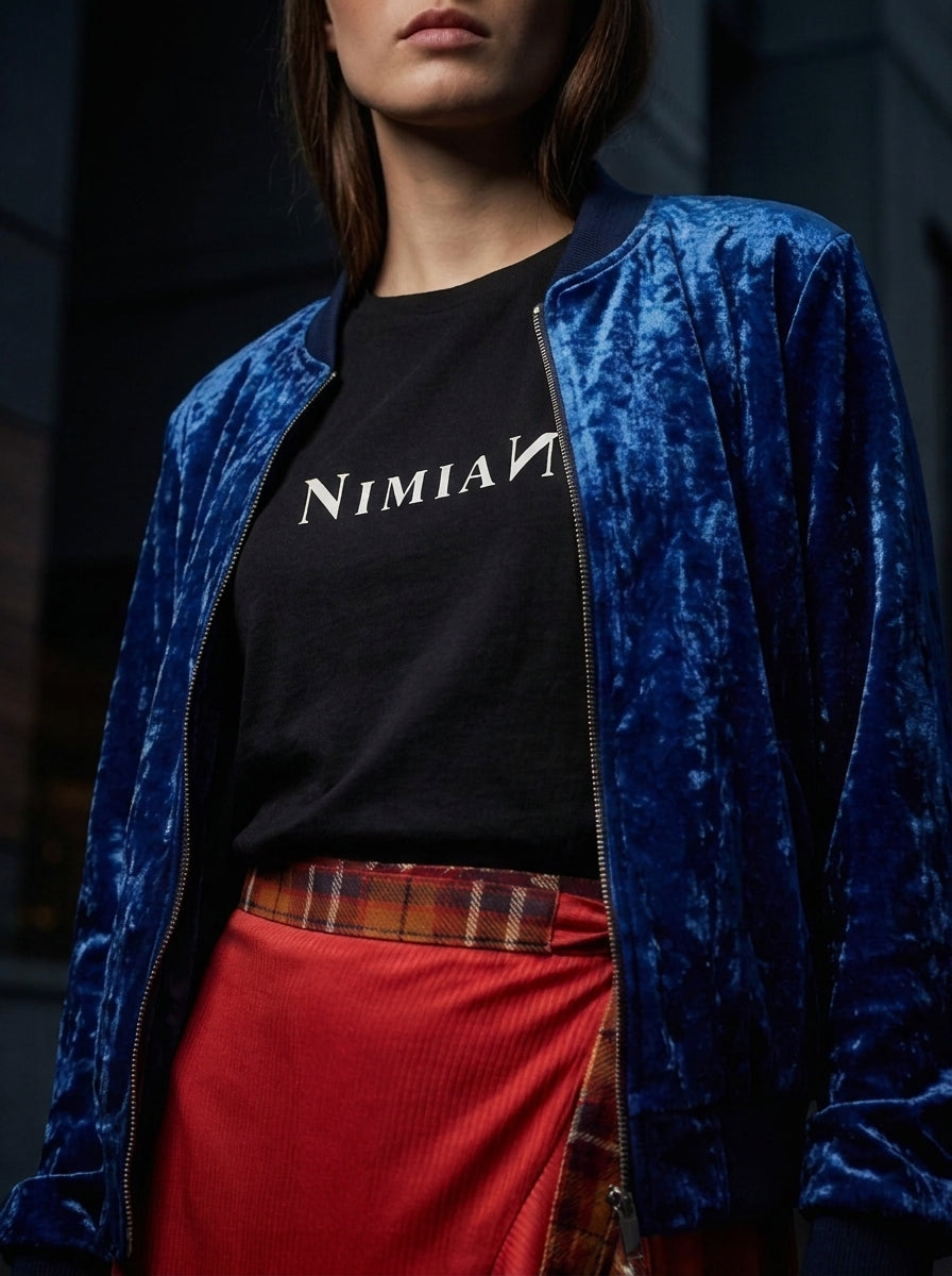 Ladies Bomber Jacket Lapis Lazuli