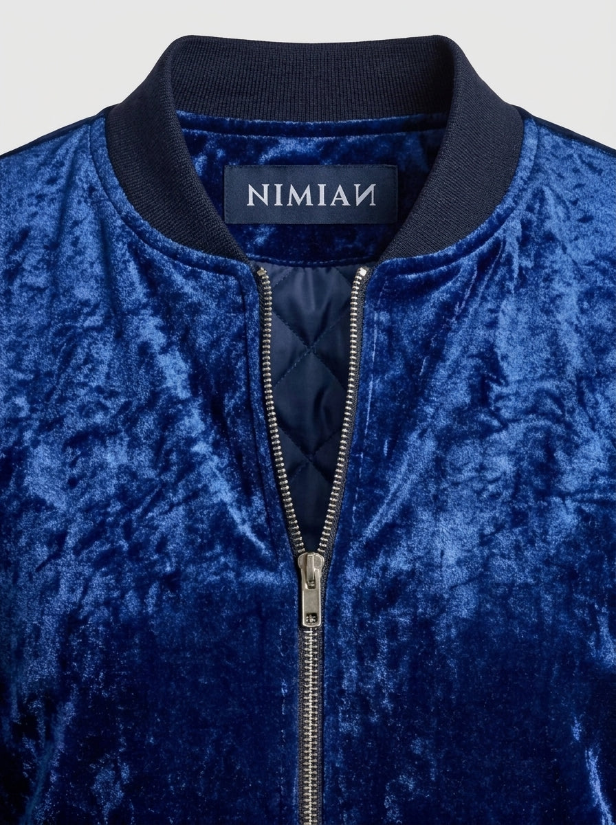 Ladies Bomber Jacket Lapis Lazuli