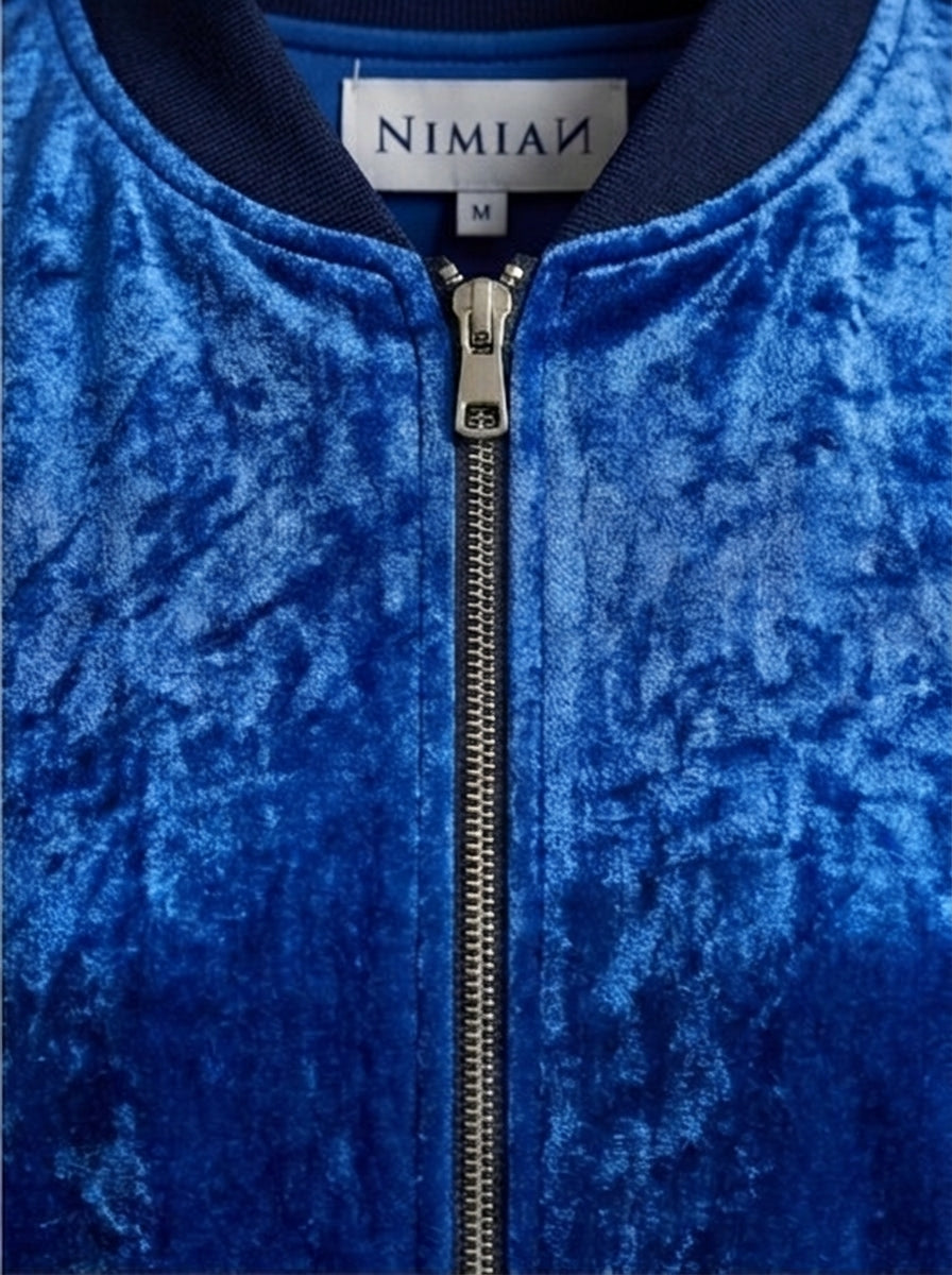Ladies Bomber Jacket Lapis Lazuli