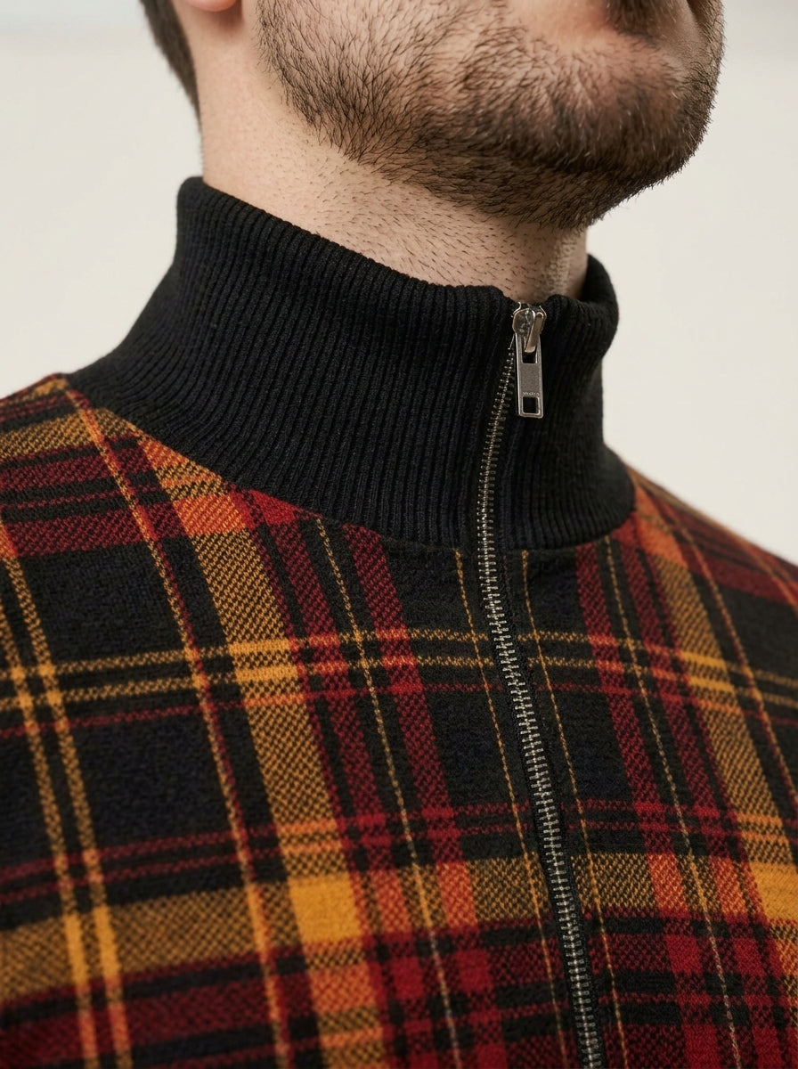 NIMIAN Highland Nocturne Tartan Track Jacket