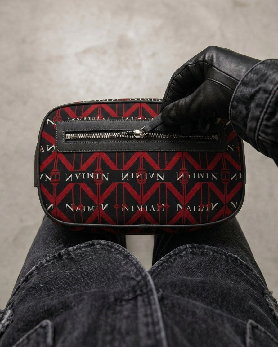 Luxury Belt Bag Red n' White Logo Edition
