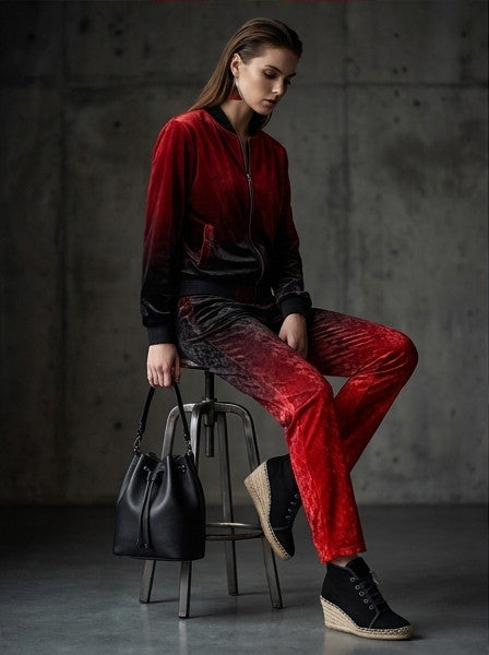 NimiaN Womens Trousers Gradient