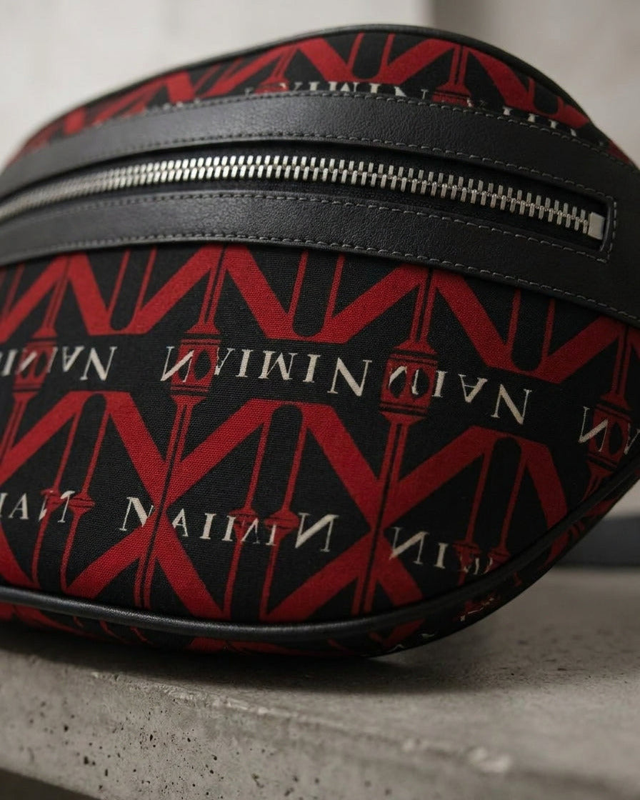 Luxury Belt Bag Red n' White Logo Edition