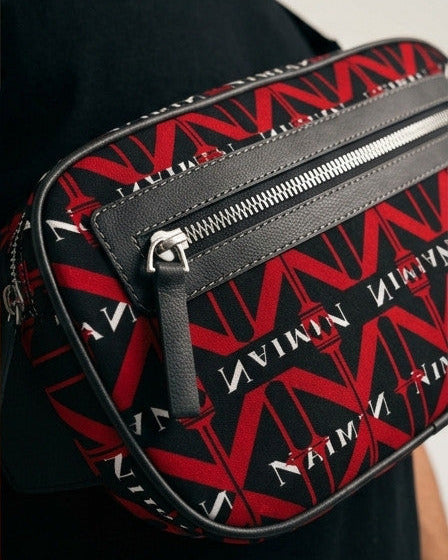 Luxury Belt Bag Red n' White Logo Edition