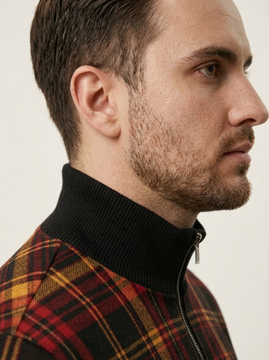 NIMIAN Highland Nocturne Tartan Track Jacket