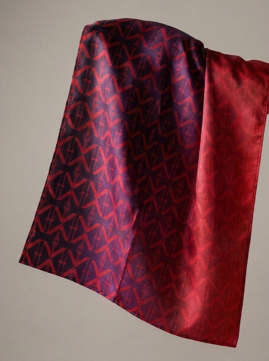 NimiaN Red Logo Gradient Bandana