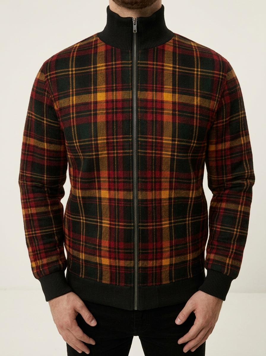 NIMIAN Highland Nocturne Tartan Track Jacket