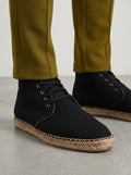 Hi Top Black Espadrilles