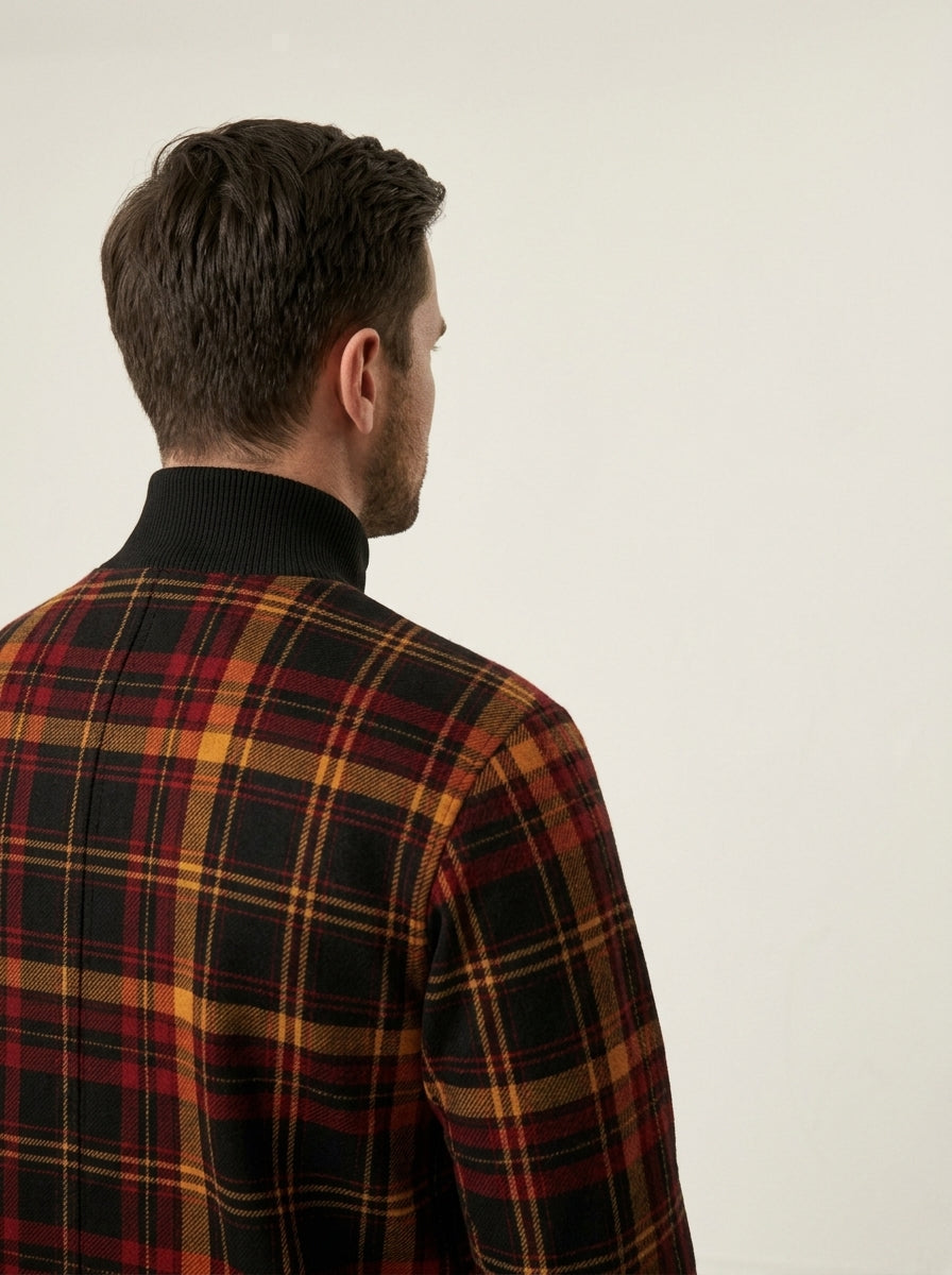 NIMIAN Highland Nocturne Tartan Track Jacket