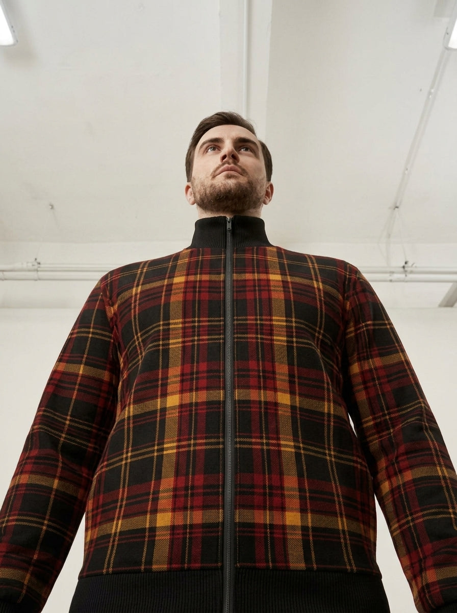 NIMIAN Highland Nocturne Tartan Track Jacket
